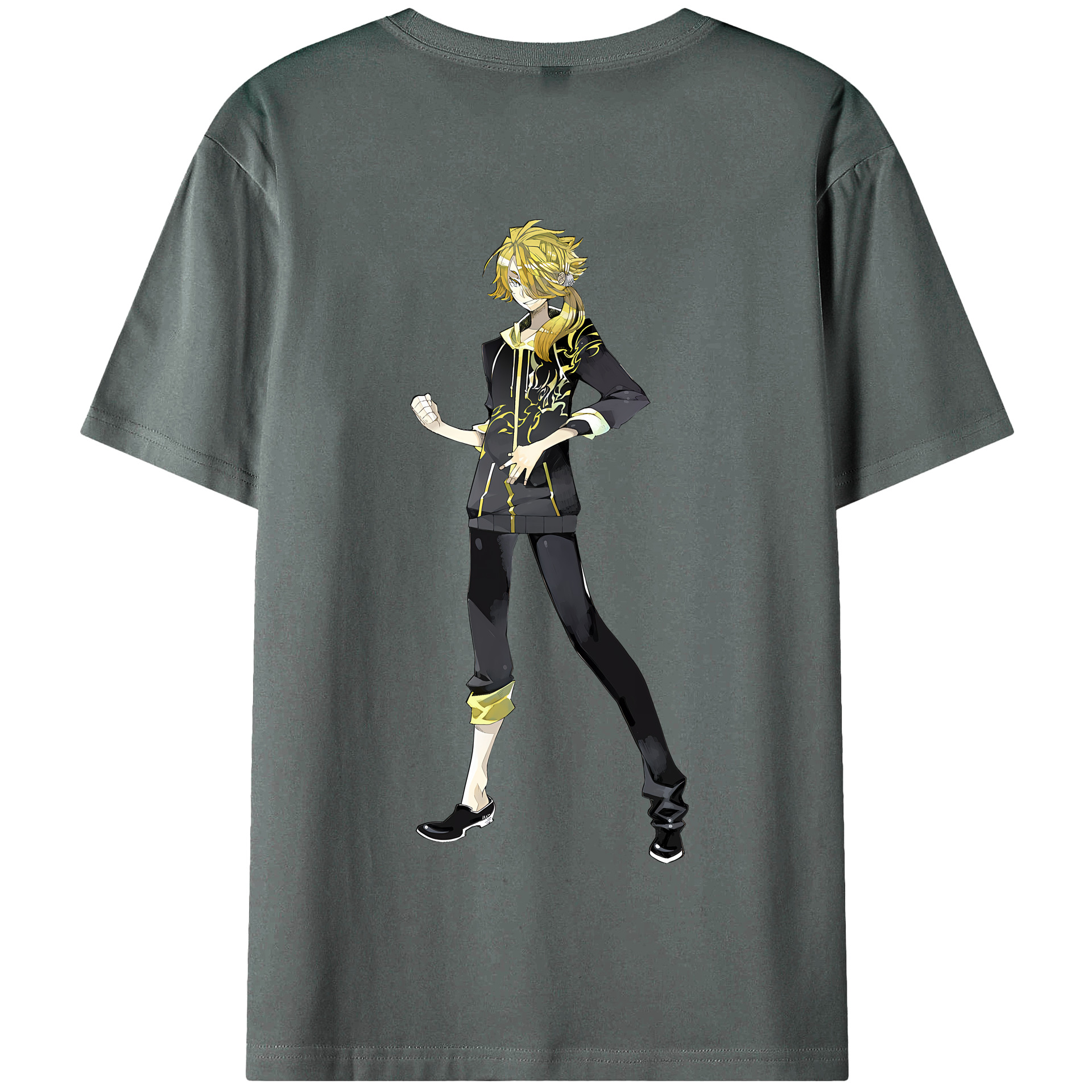 （画像用） 刀剣乱舞 Touken Ranbu 綿100％半袖Tシャツ（背面プリント）